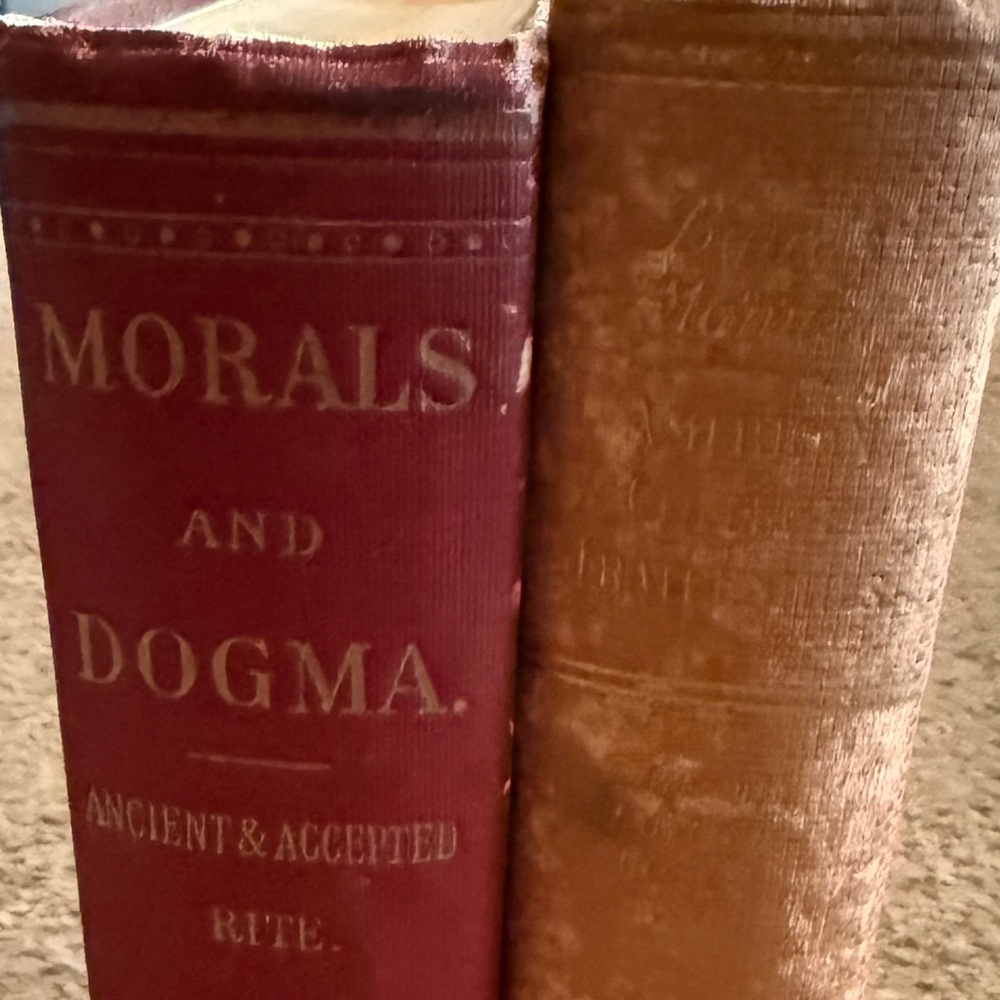 Vintage Book Set Morals & Dogma + American College Fraternities
Décor Pair - Picture 2 of 12